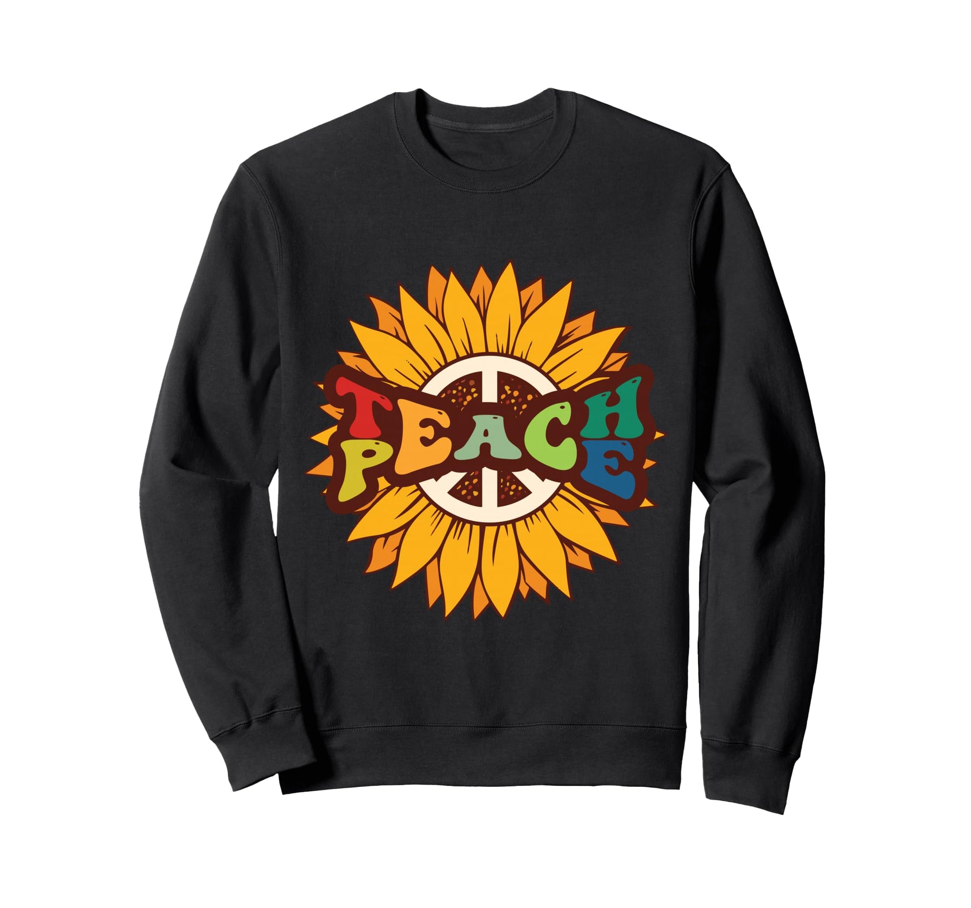 Boho Hippie Kindness Vibe Teacher Sweatshirt - Fun Novelty Design Unisex - T-Shirt, Sweatshirt, Hoodie