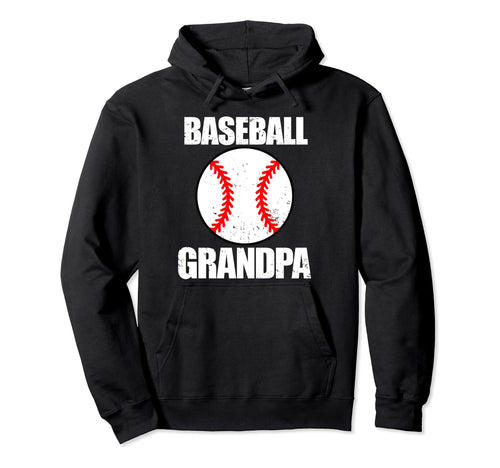 Baseball Grandpa Funny Baseball Player Hoodie - Trendy Graphic Unisex - T-Shirt, Sweatshirt, Hoodie