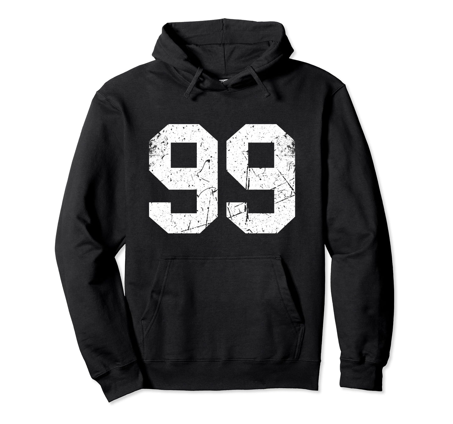Number 99 Varsity Number Hoodie - Streetwear Style Men Women - T-Shirt, Sweatshirt, Hoodie