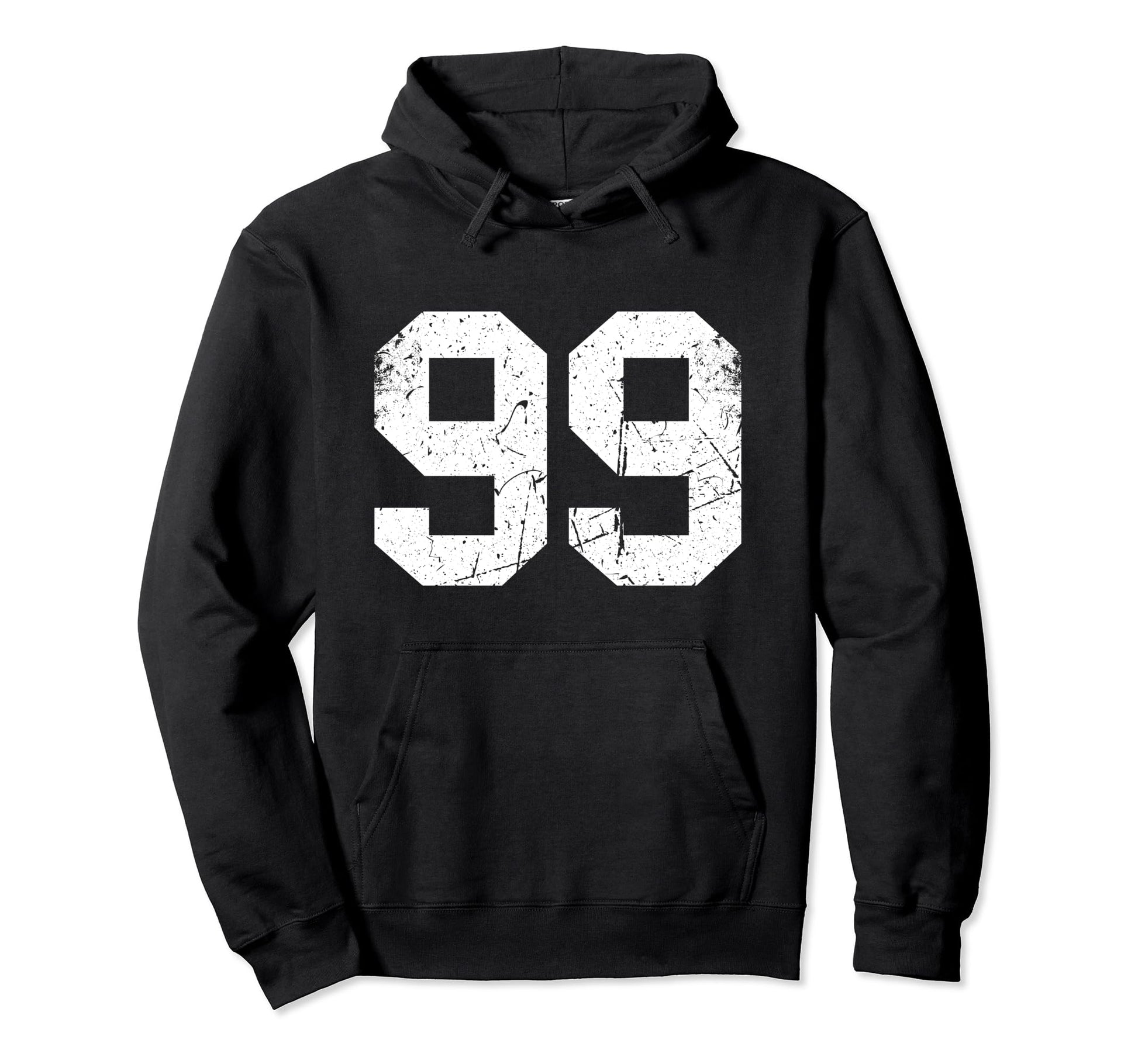 Number 99 Varsity Number Hoodie - Streetwear Style Men Women - T-Shirt, Sweatshirt, Hoodie