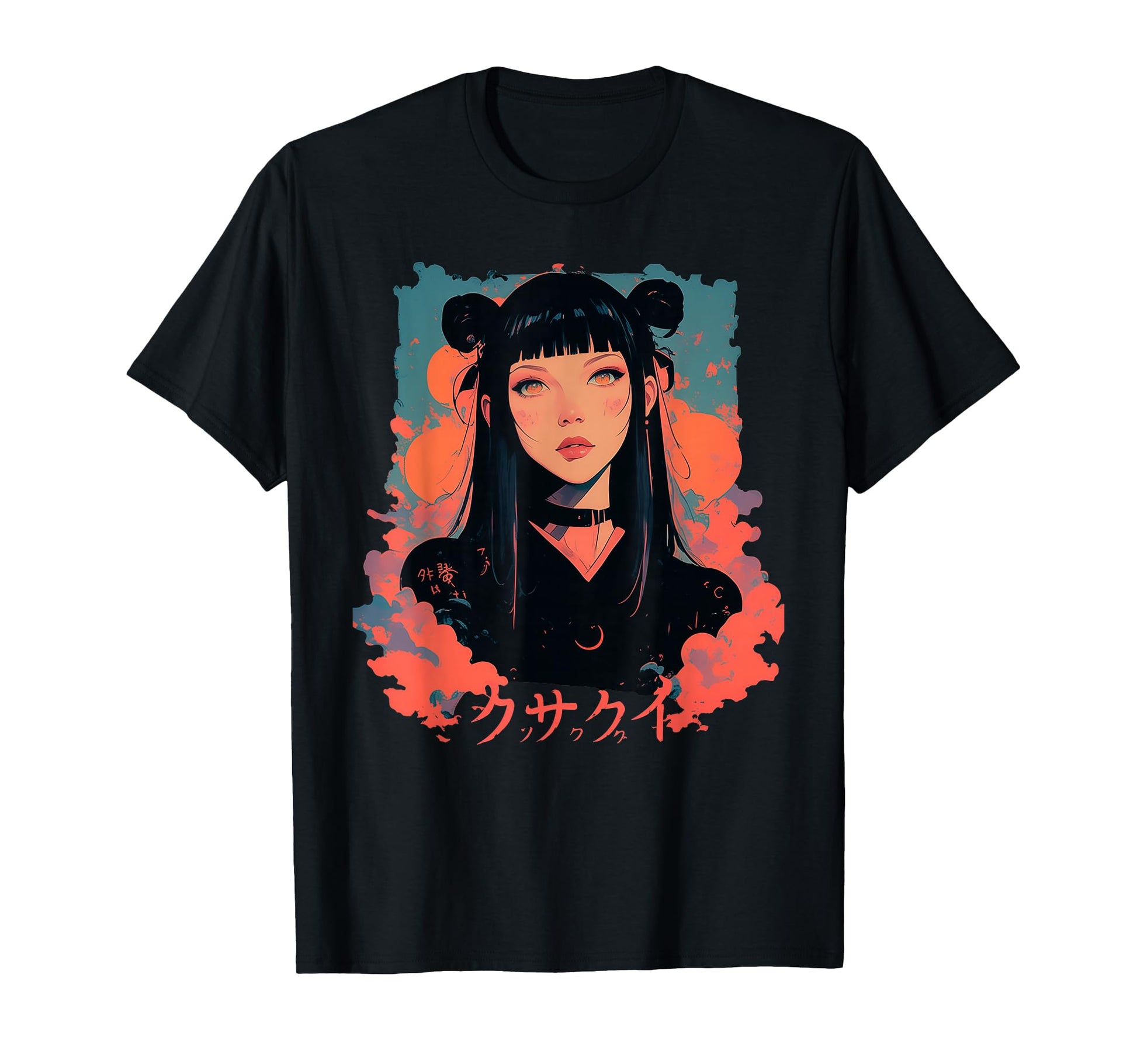 Goth Grunge Demon Anime Waifu Horror T-Shirt - Novelty Apparel Men Women - T-Shirt, Sweatshirt, Hoodie