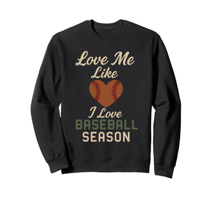 Baseball Mom Dugout Life Game Day Sweatshirt - Minimalist Print Unisex - T-Shirt, Sweatshirt, Hoodie