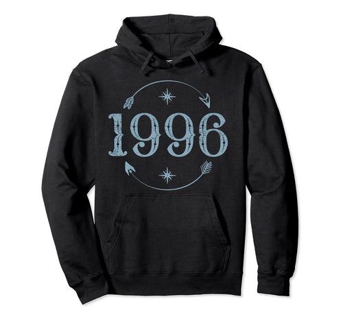 1996 26 Yo 26Th Birthday Boho Hoodie - Graphic Print for Adults - T-Shirt, Sweatshirt, Hoodie