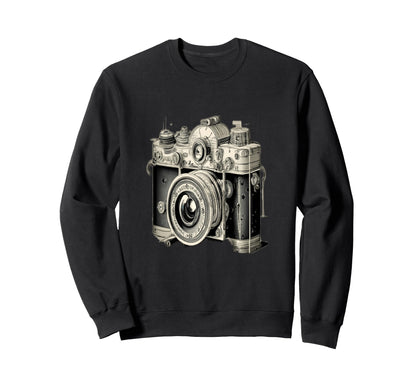 Camera Sweatshirt - Graphic Print Men Women - T-Shirt, Sweatshirt, Hoodie