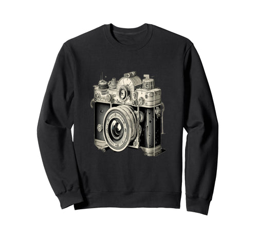 Camera Sweatshirt - Graphic Print Men Women - T-Shirt, Sweatshirt, Hoodie