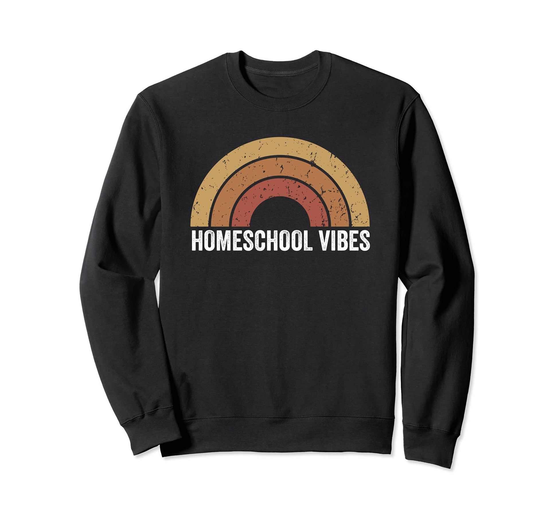 Rainbow Homeschoolers Homeschool Vibes Sweatshirt - Custom Art Print Unisex - T-Shirt, Sweatshirt, Hoodie