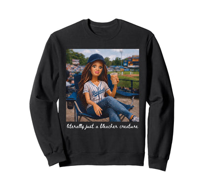 Literally Just Bleacher Creature Sweatshirt - Minimalist Print Men Women - T-Shirt, Sweatshirt, Hoodie