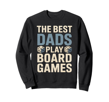 Husband Dad Board Game Night Sweatshirt - Custom Art Print Men Women - T-Shirt, Sweatshirt, Hoodie
