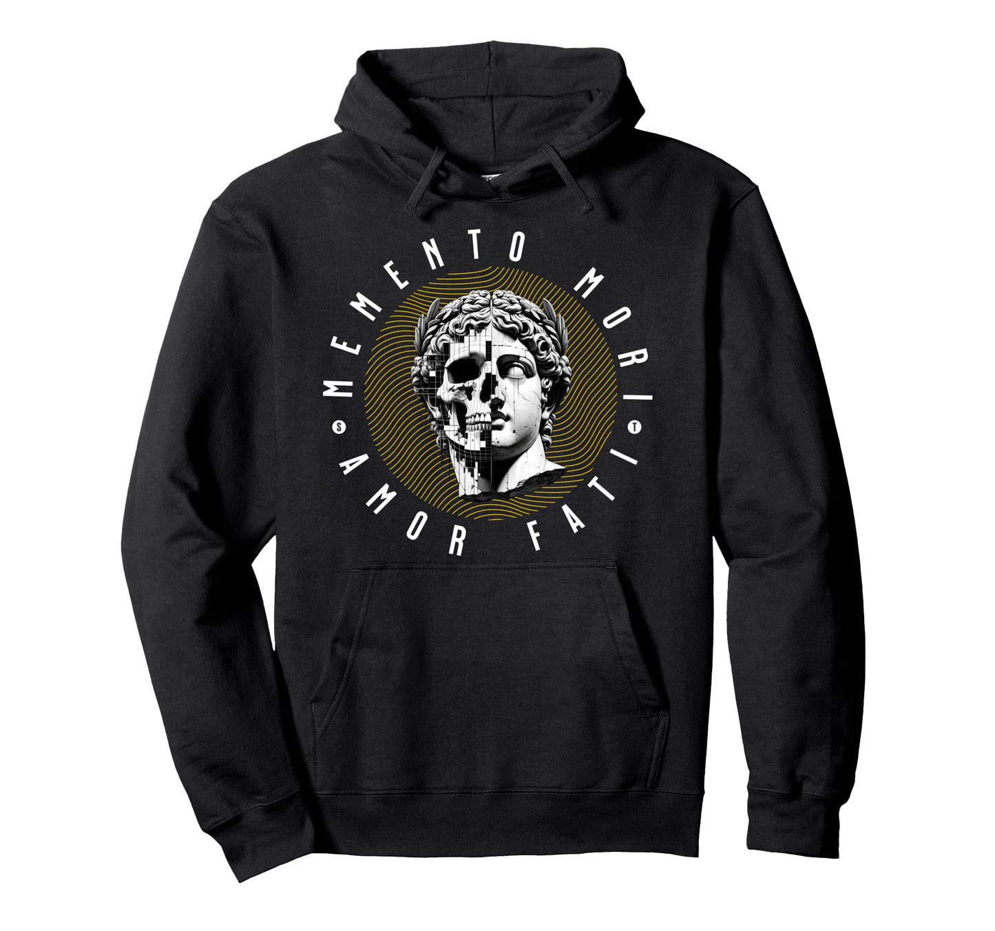 Memento Mori Amor Fati Skull Stoicism Hoodie - Streetwear Style Unisex - T-Shirt, Sweatshirt, Hoodie