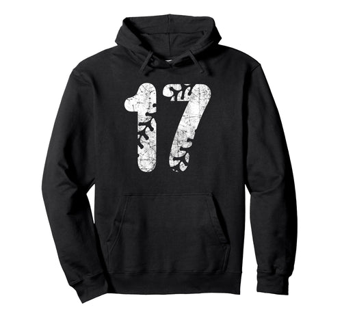 Baseball Softball Mom 17 Number 17 Hoodie - Graphic Print Unisex - T-Shirt, Sweatshirt, Hoodie
