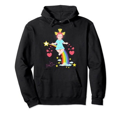 Jesus Loves Me Christian Icon Rainbow Hoodie - Graphic Print Men Women - T-Shirt, Sweatshirt, Hoodie