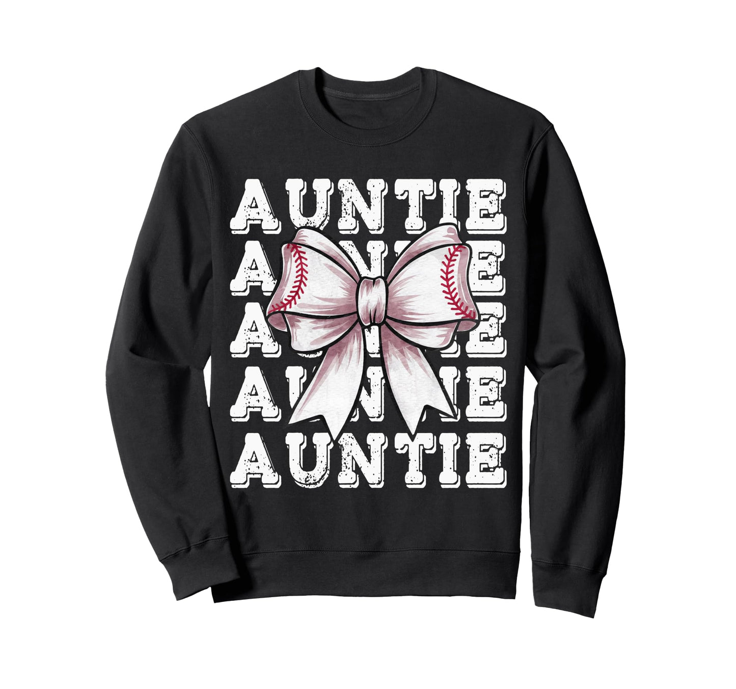 Coquette Baseball Auntie Matching Sweatshirt - Streetwear Style Unisex - T-Shirt, Sweatshirt, Hoodie