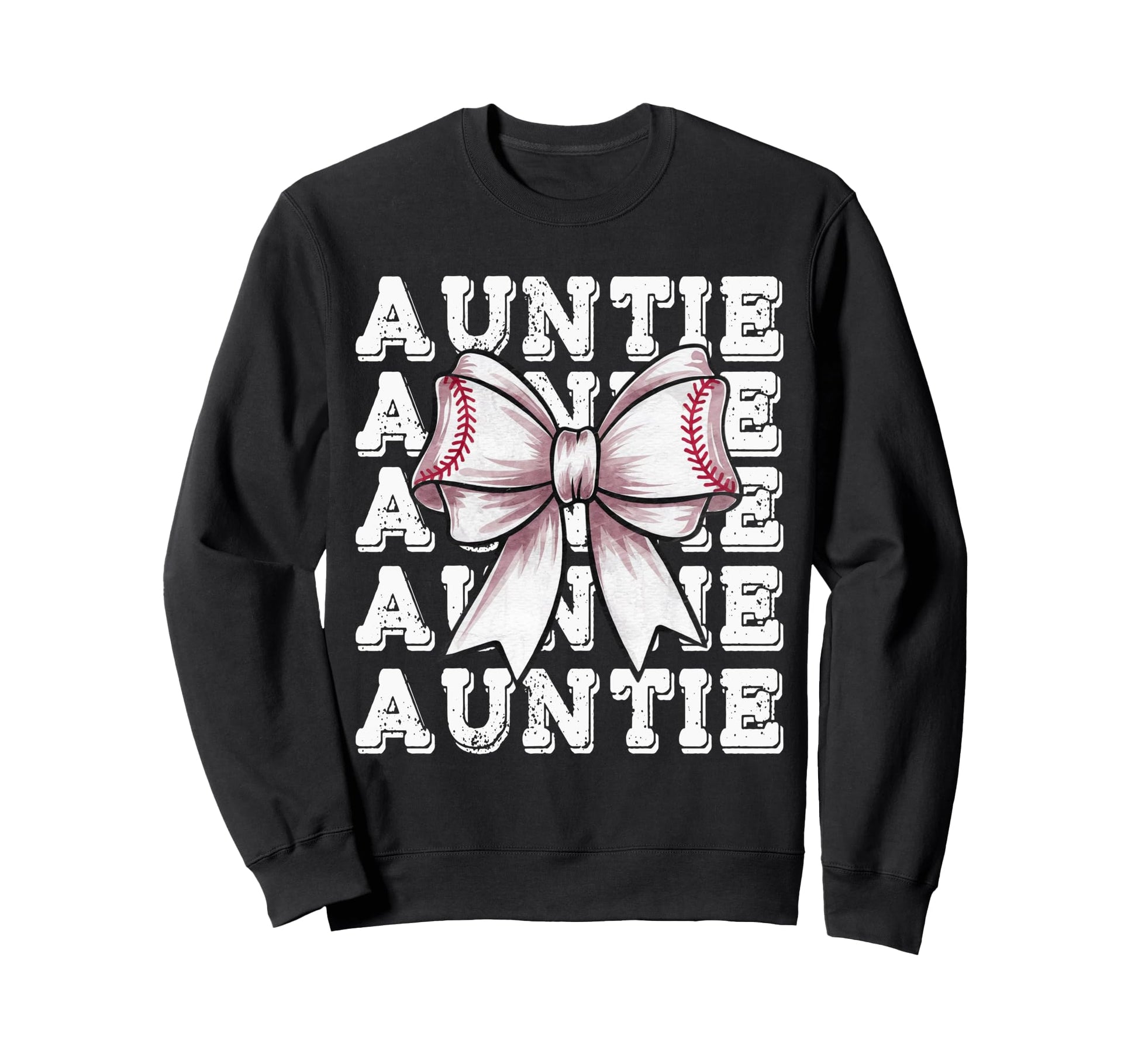 Coquette Baseball Auntie Matching Sweatshirt - Unique Graphic Men Women - T-Shirt, Sweatshirt, Hoodie