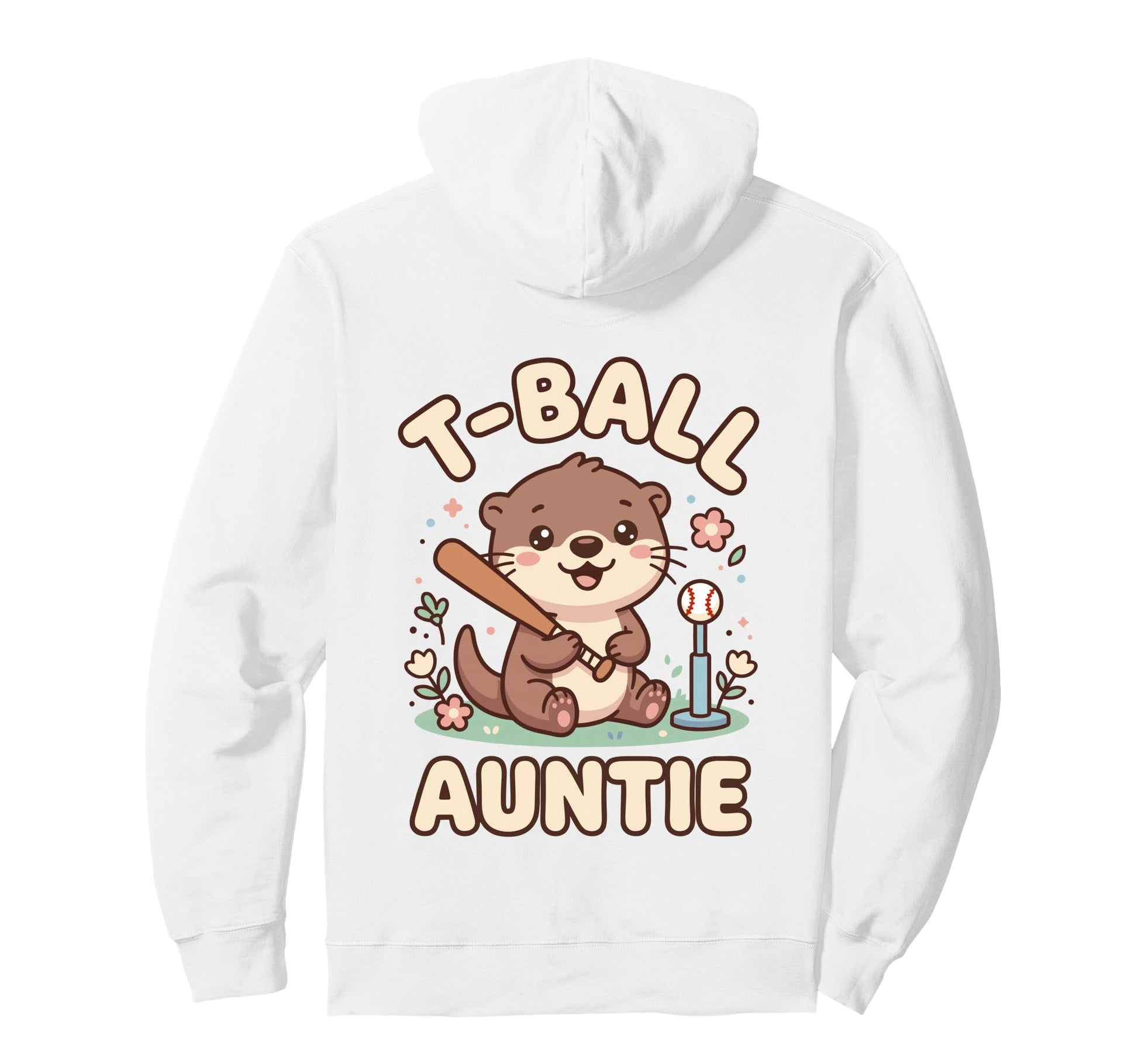 Funny T Ball Auntie Softball Ball T Hoodie - Unique Graphic for Adults - T-Shirt, Sweatshirt, Hoodie