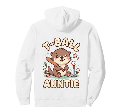 Funny T Ball Auntie Softball Ball T Hoodie - Unique Graphic for Adults - T-Shirt, Sweatshirt, Hoodie