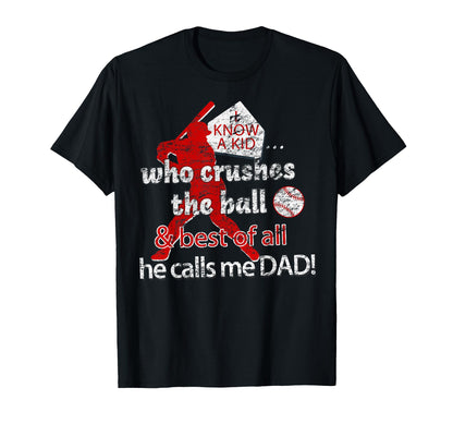 Favorite Baseball Player Calls Me T-Shirt - Fun Novelty Design Men Women - T-Shirt, Sweatshirt, Hoodie