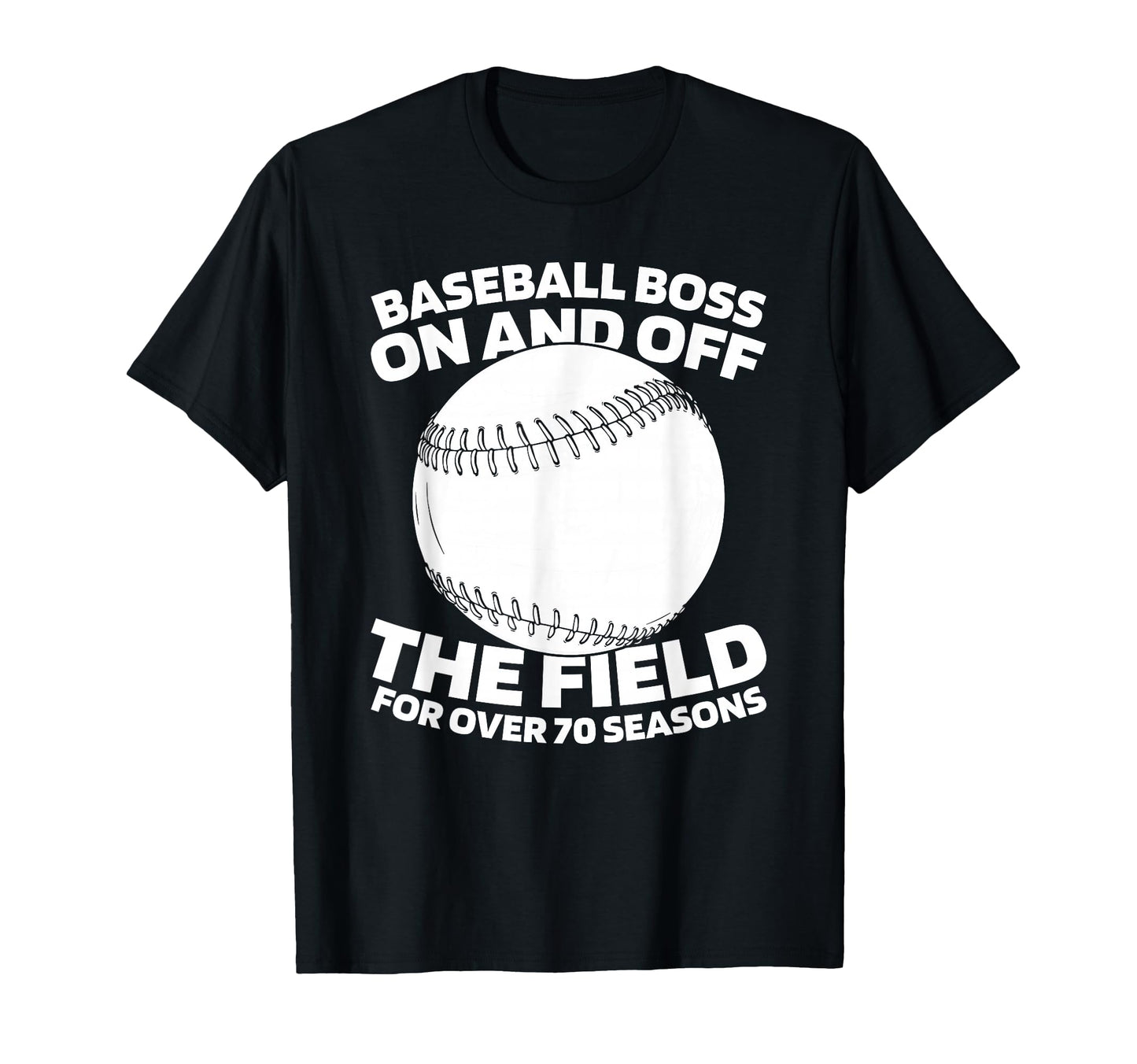 70Th Birthday Baseballer Sport Team T-Shirt - Trendy Graphic for Adults - T-Shirt, Sweatshirt, Hoodie