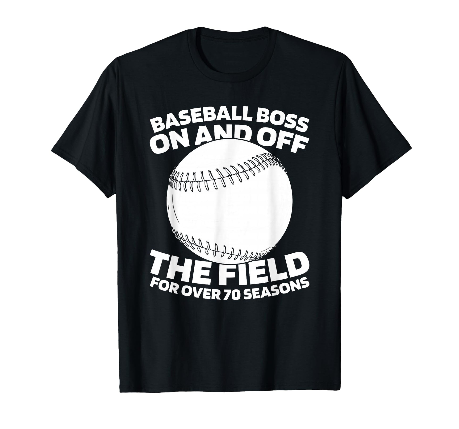 70Th Birthday Baseballer Sport Team T-Shirt - Trendy Graphic for Adults - T-Shirt, Sweatshirt, Hoodie