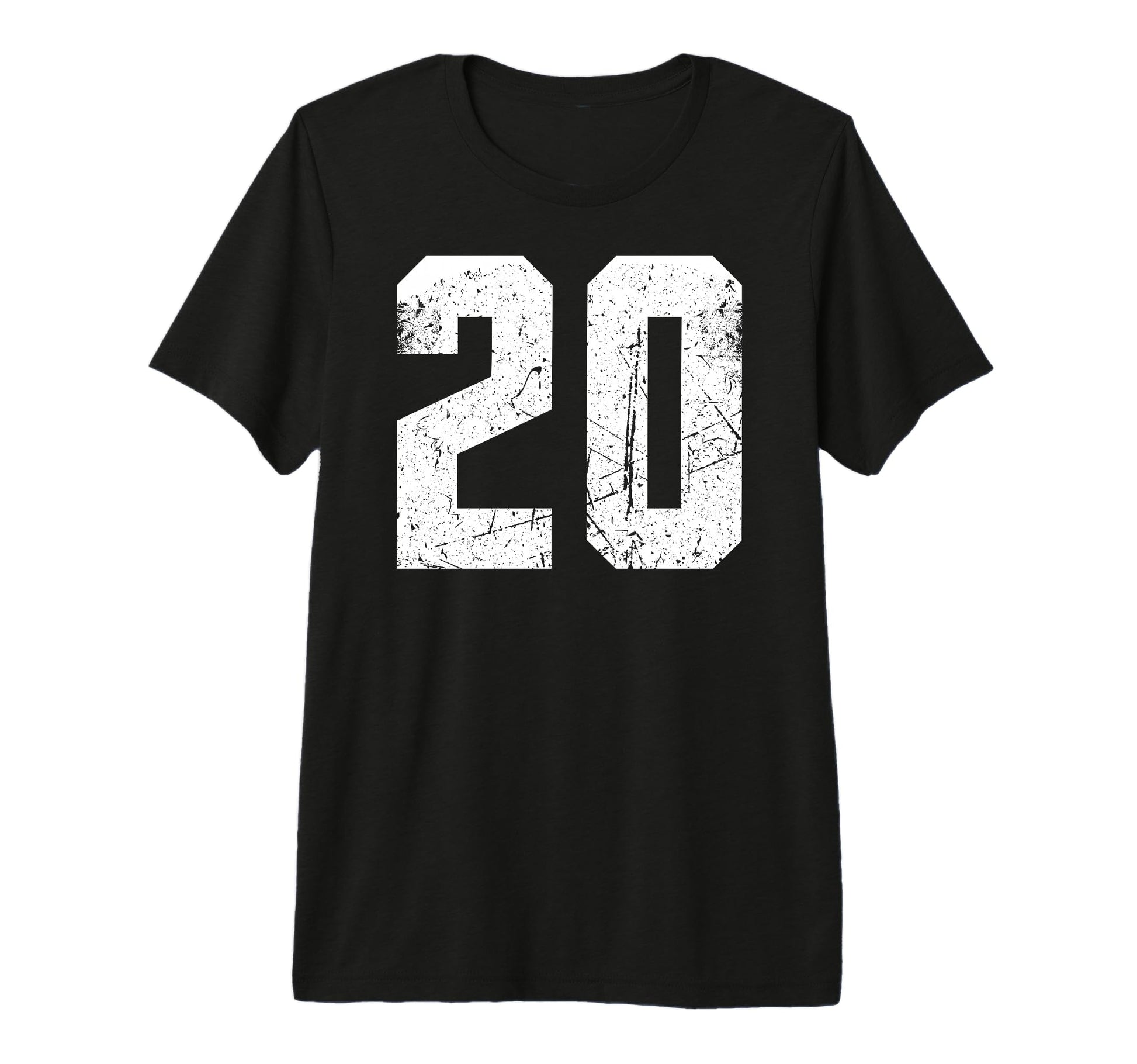 Sport Team Number 20 Tri Blend T-Shirt - Casual Everyday Wear Men Women - T-Shirt, Sweatshirt, Hoodie