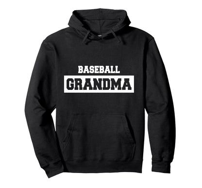 Baseball Grandma Baseball Player Hoodie - Streetwear Style Men Women - T-Shirt, Sweatshirt, Hoodie