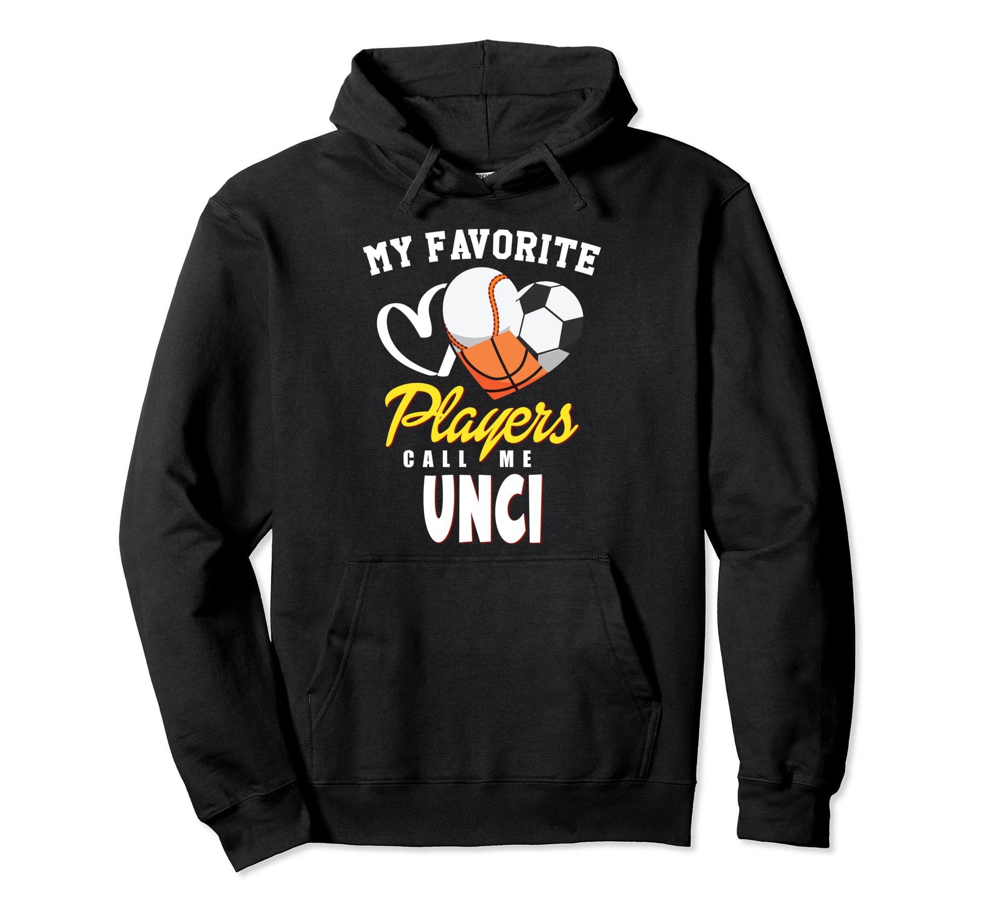 My Favorite Players Baseball Soccer Hoodie - Graphic Print Unisex - T-Shirt, Sweatshirt, Hoodie