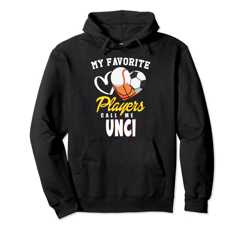 My Favorite Players Baseball Soccer Hoodie - Graphic Print Unisex - T-Shirt, Sweatshirt, Hoodie