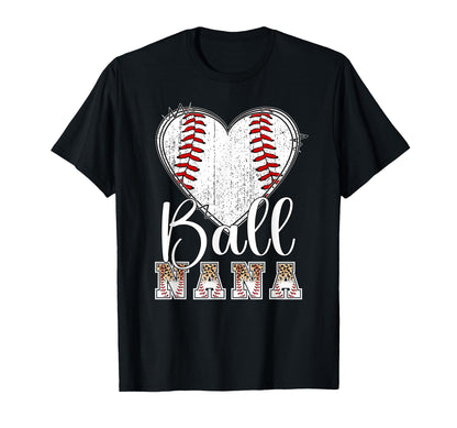 Ball Nana Baseball Nana Baseball T-Shirt - Trendy Graphic for Adults - T-Shirt, Sweatshirt, Hoodie