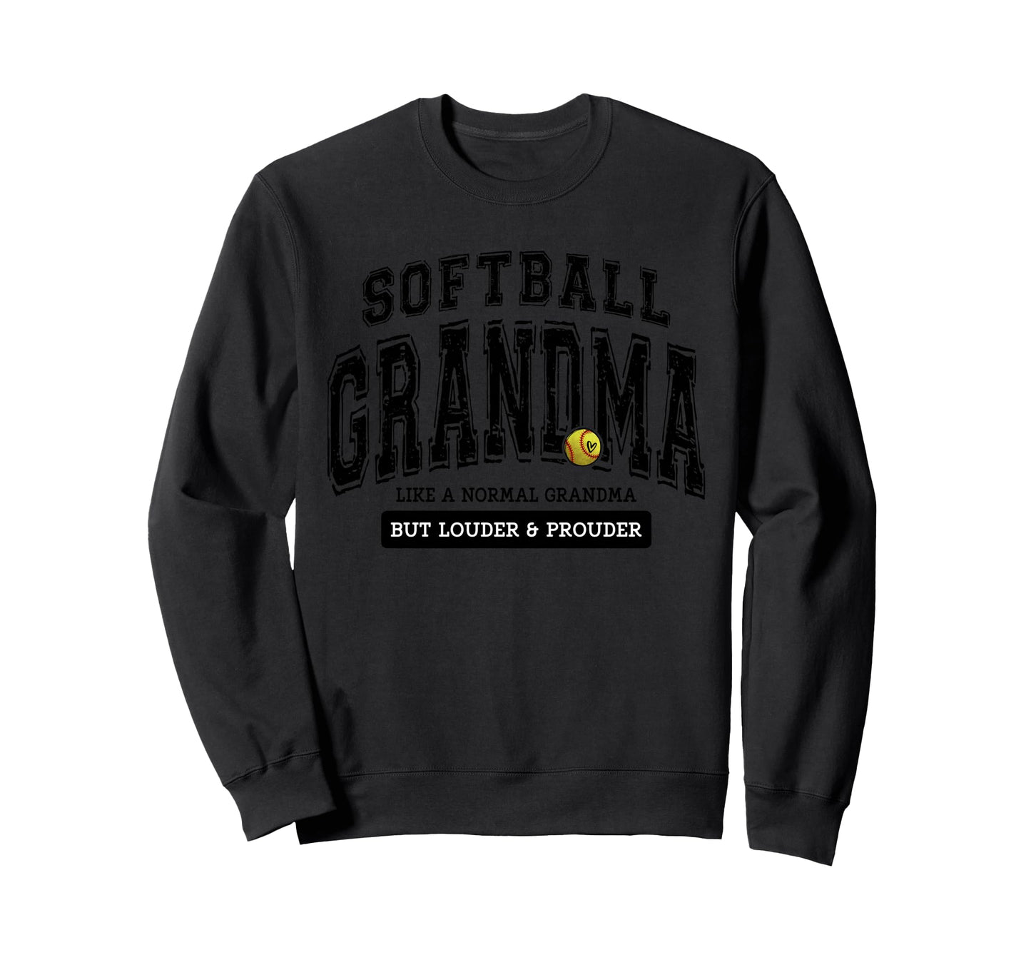 Softball Grandma Matching Loud Proud Sweatshirt - Streetwear Style Unisex - T-Shirt, Sweatshirt, Hoodie