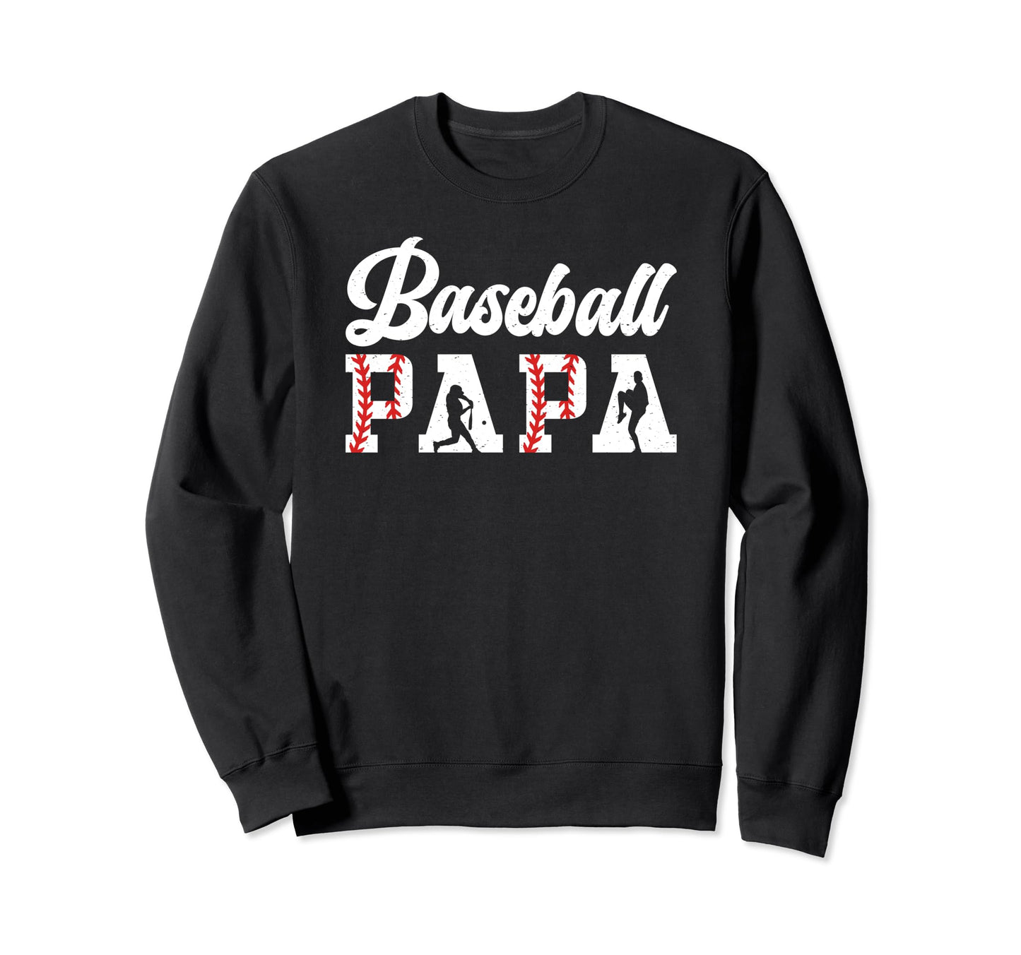 Baseball Papa Grandpa Papa Baseball Sweatshirt - Trendy Graphic Men Women - T-Shirt, Sweatshirt, Hoodie