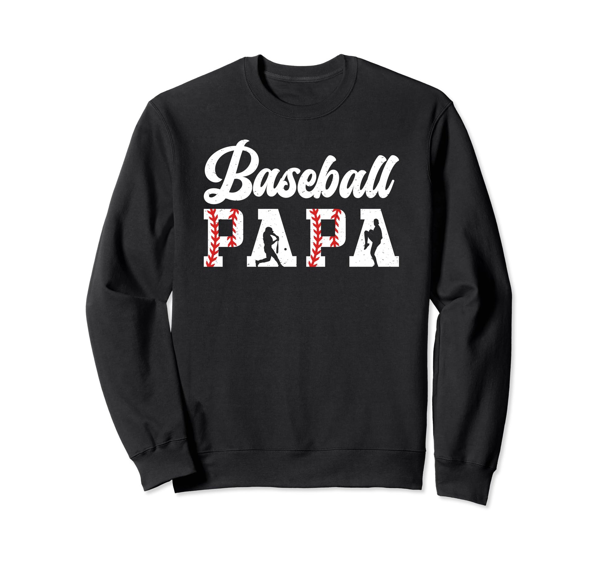 Baseball Papa Grandpa Papa Baseball Sweatshirt - Trendy Graphic Men Women - T-Shirt, Sweatshirt, Hoodie