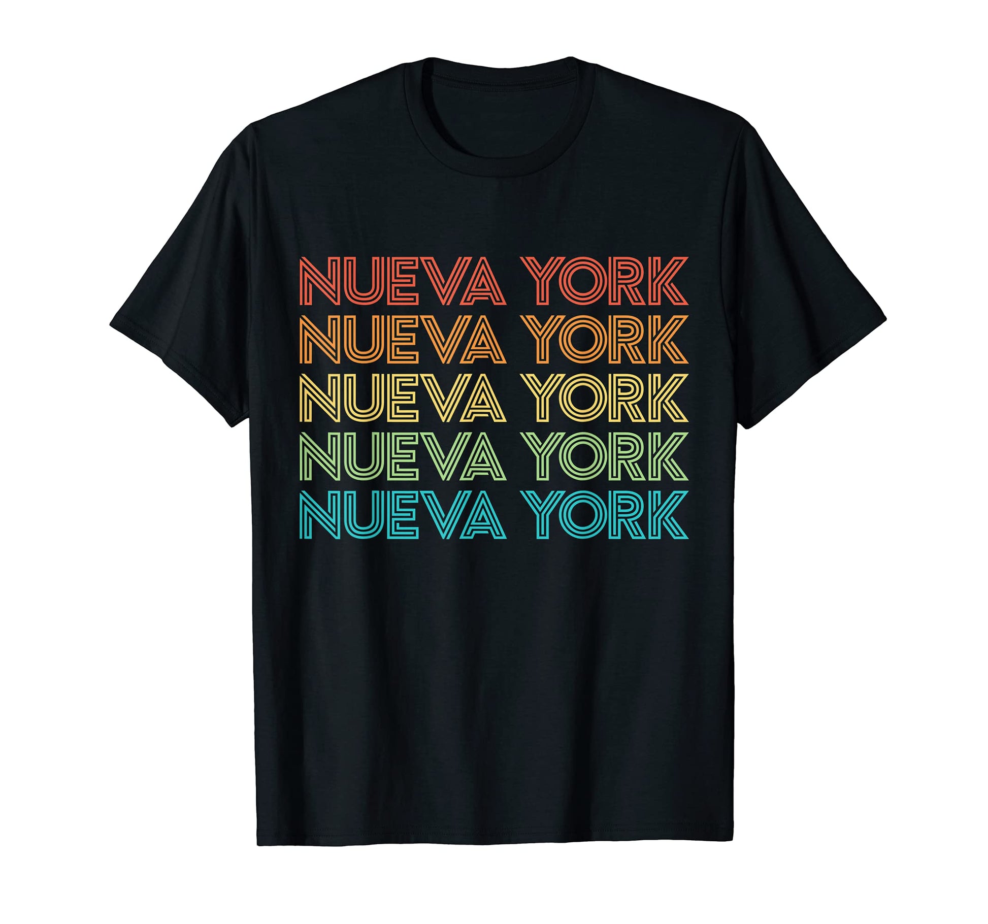 Nueva York Rainbow T-Shirt - Graphic Print Men Women - T-Shirt, Sweatshirt, Hoodie