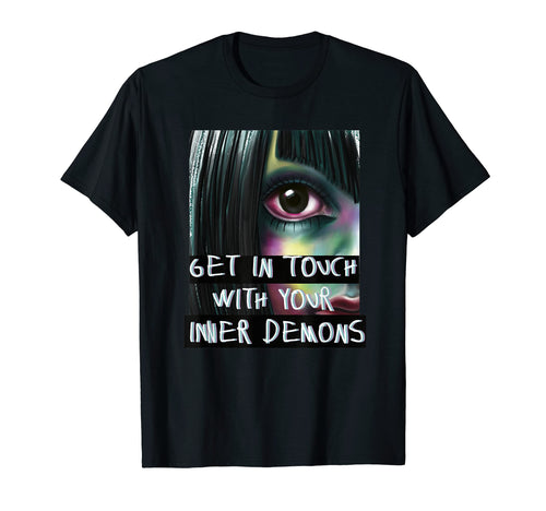 Anime Anime Eyes Inner Demons T-Shirt - Fun Novelty Design for Adults - T-Shirt, Sweatshirt, Hoodie
