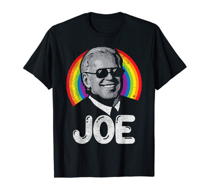 Joe Biden 2020 Sunglasses Rainbow President T-Shirt - Graphic Print Unisex - T-Shirt, Sweatshirt, Hoodie