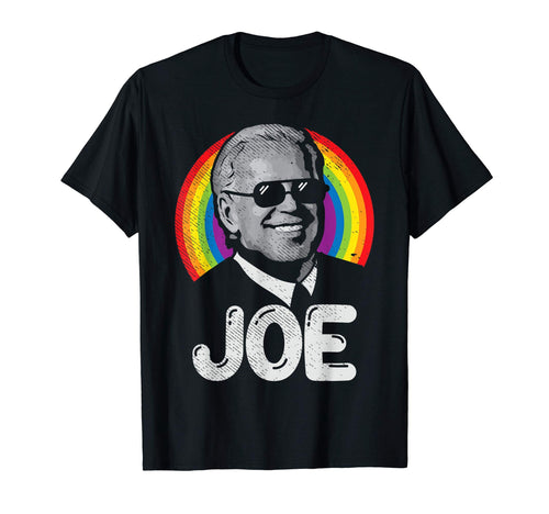 Joe Biden 2020 Sunglasses Rainbow President T-Shirt - Graphic Print Unisex - T-Shirt, Sweatshirt, Hoodie