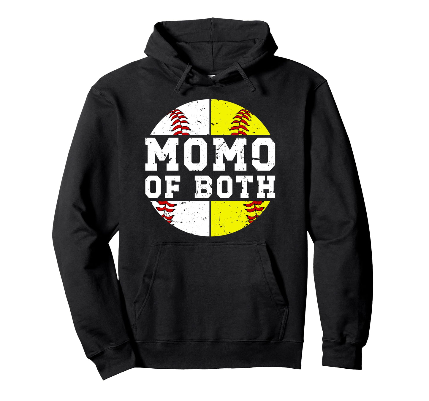 Softball Baseball Momo Baseball Softball Hoodie - Unique Graphic Unisex - T-Shirt, Sweatshirt, Hoodie