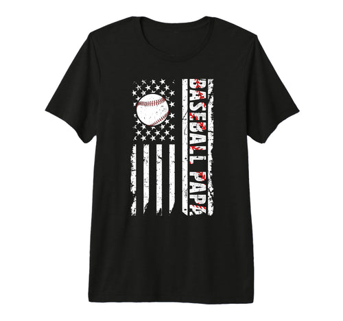 Mens Baseball Papa Baseball Player T-Shirt - Aesthetic Graphic Men Women - T-Shirt, Sweatshirt, Hoodie