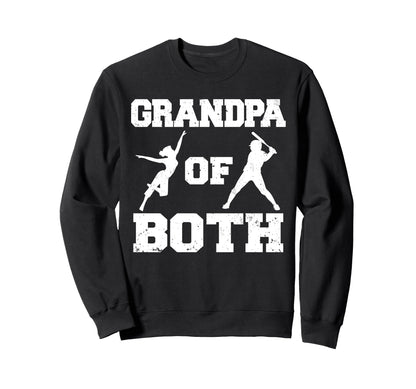 Grandpa Both Funny Baseball And Sweatshirt - Aesthetic Graphic Unisex - T-Shirt, Sweatshirt, Hoodie