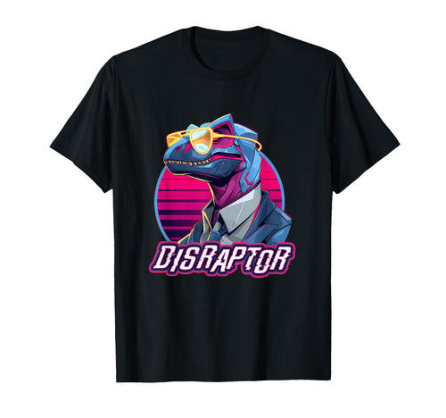 Disraptor Futuristic Dinosaur T-Shirt - Casual Everyday Wear for Adults - T-Shirt, Sweatshirt, Hoodie