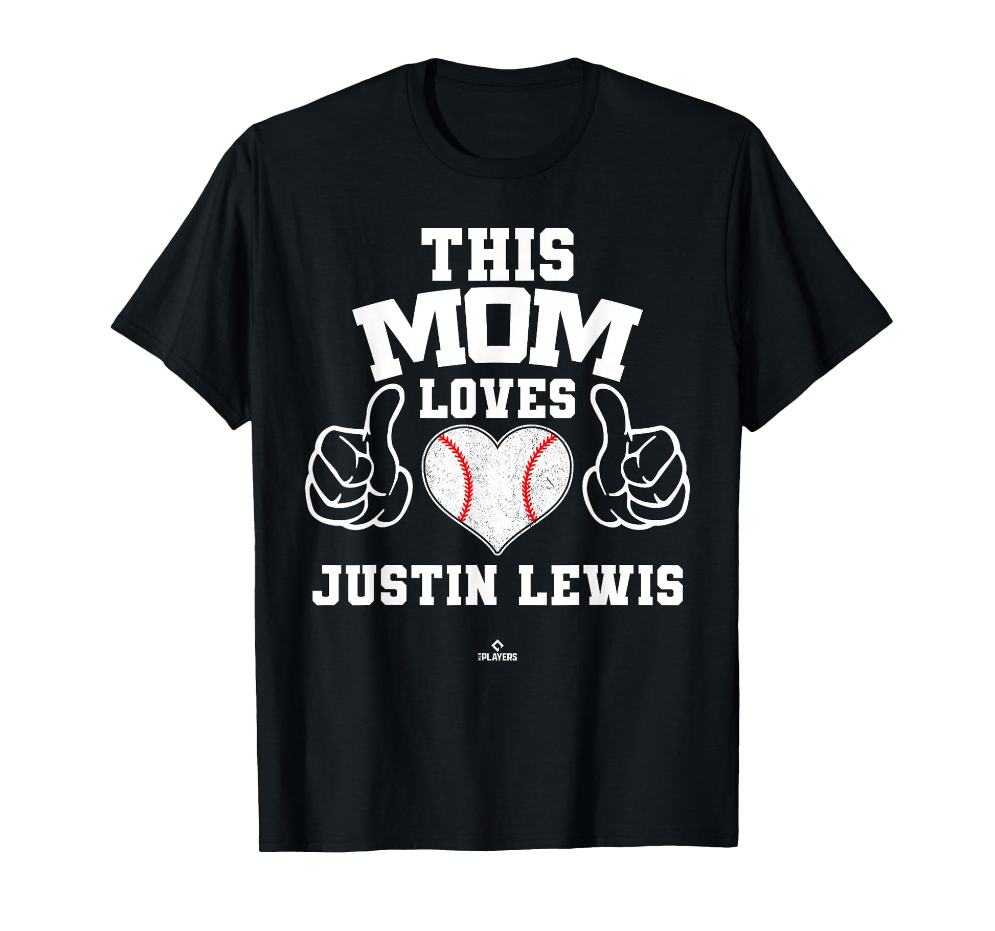 This Mom Loves Justin Lewis Prospect T-Shirt - Novelty Apparel for Adults - T-Shirt, Sweatshirt, Hoodie