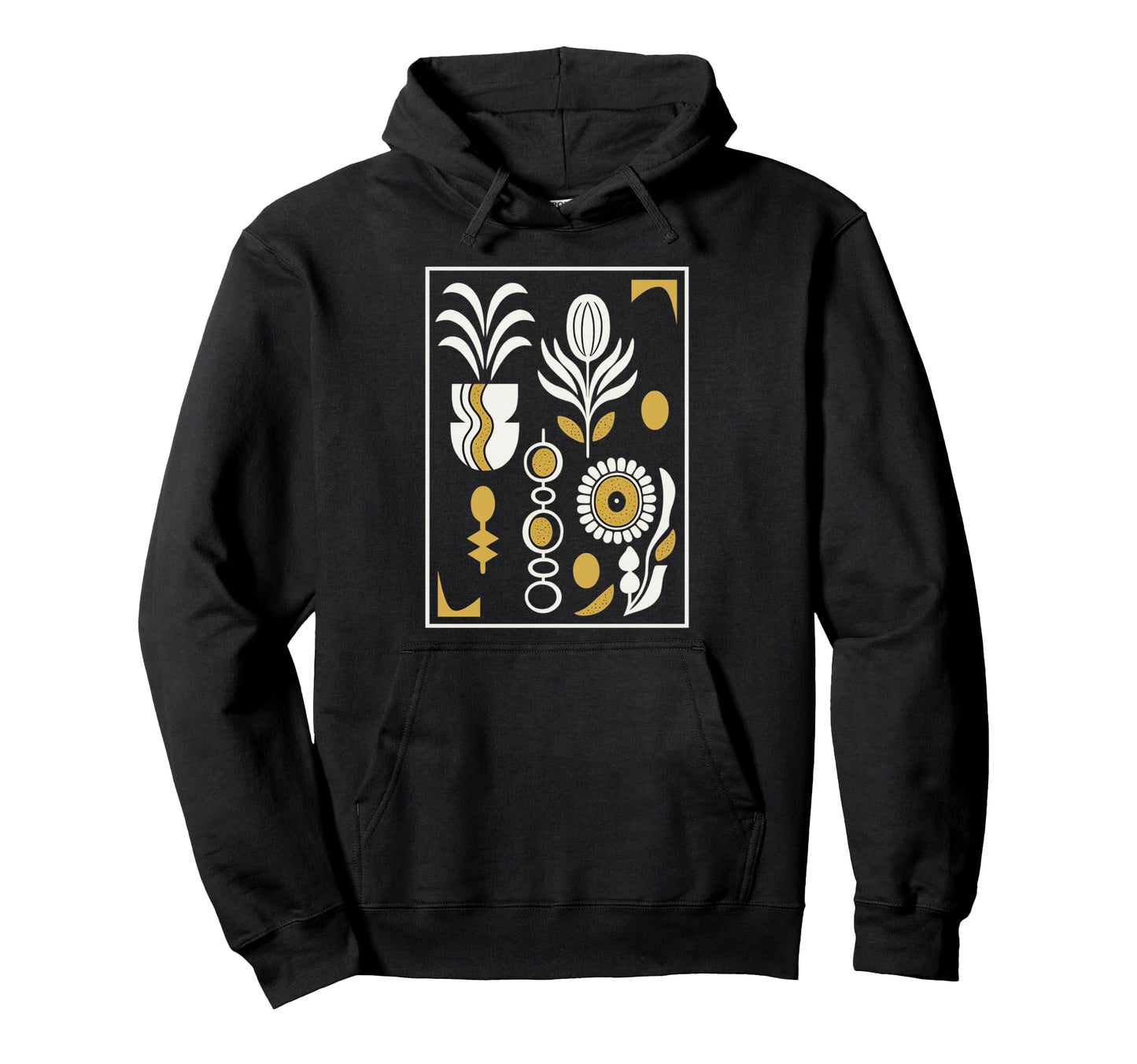 Boho Botanical Flowers Gardening Lover Hoodie - Novelty Apparel Unisex - T-Shirt, Sweatshirt, Hoodie