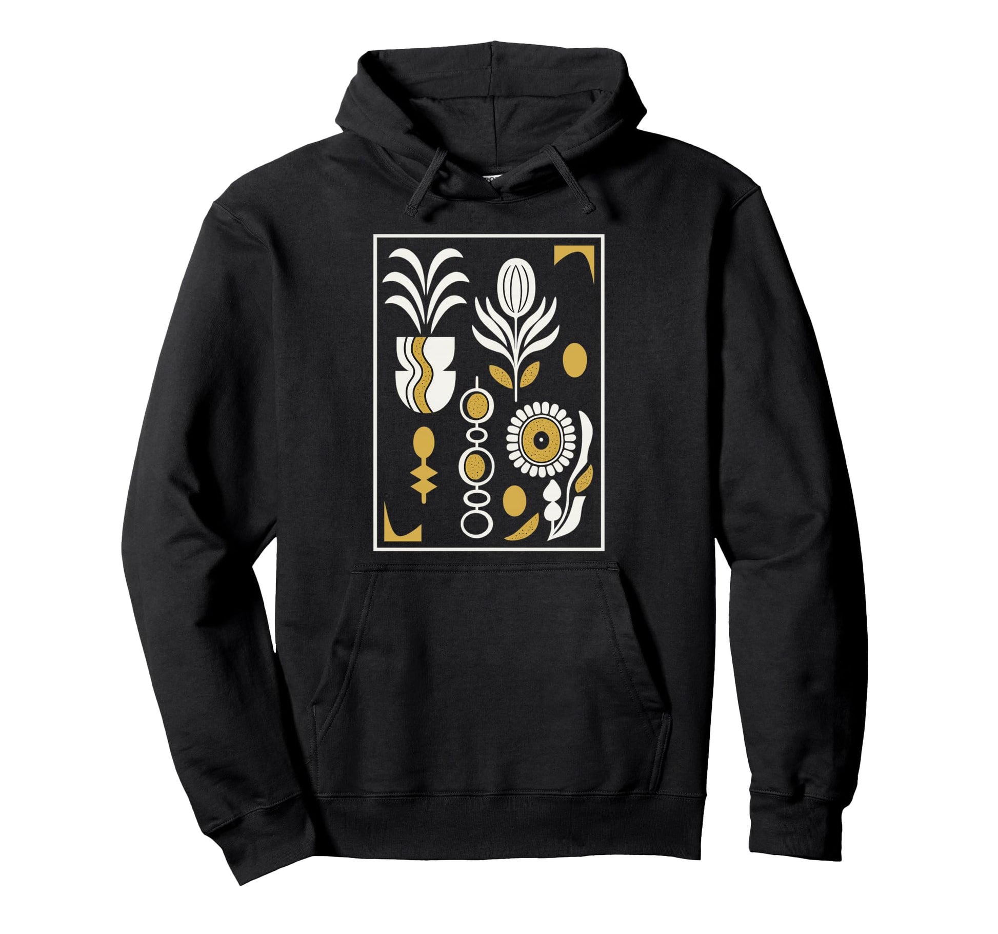 Boho Botanical Flowers Gardening Lover Hoodie - Novelty Apparel Unisex - T-Shirt, Sweatshirt, Hoodie