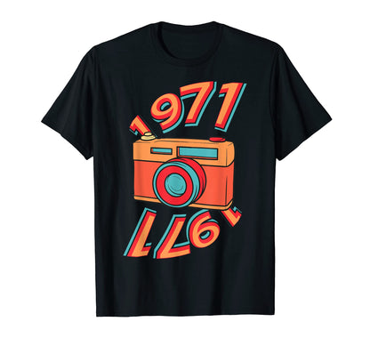 1971 70S Camera Era Generation T-Shirt - Novelty Apparel Men Women - T-Shirt, Sweatshirt, Hoodie