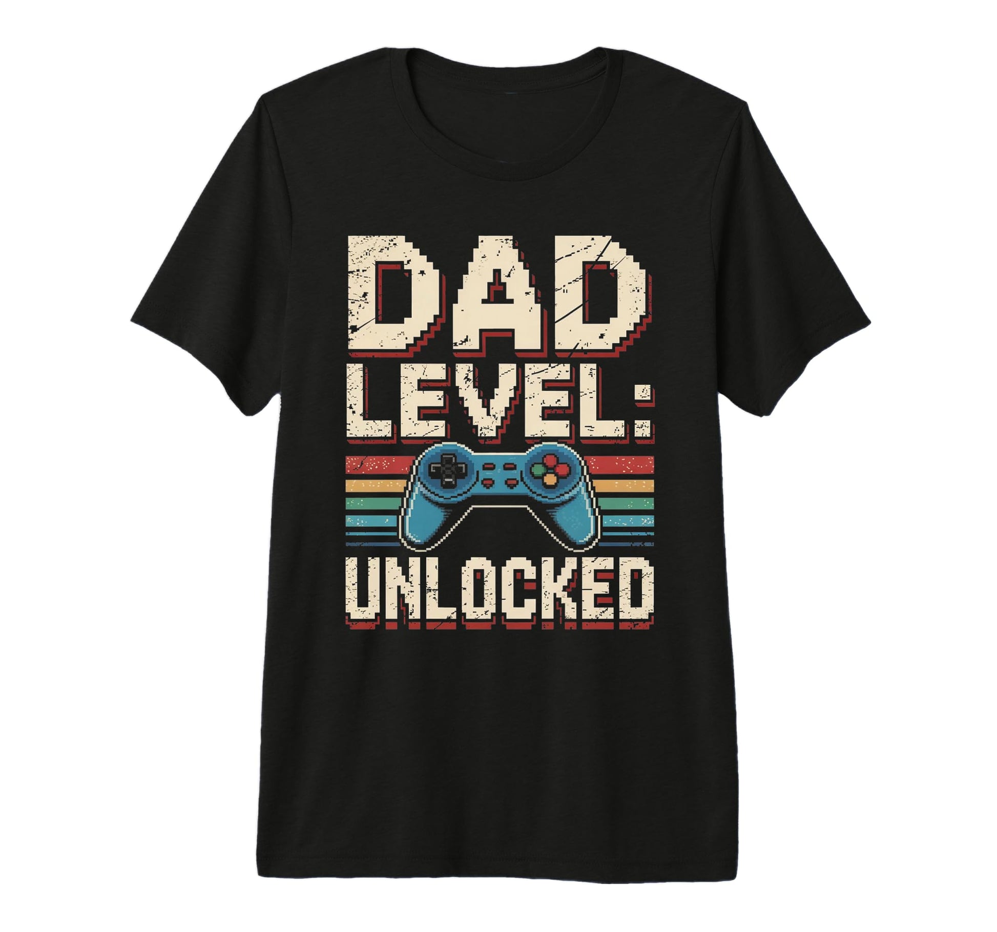 Dad Level Unlocked Gamer Fathers T-Shirt - Fun Novelty Design Men Women - T-Shirt, Sweatshirt, Hoodie