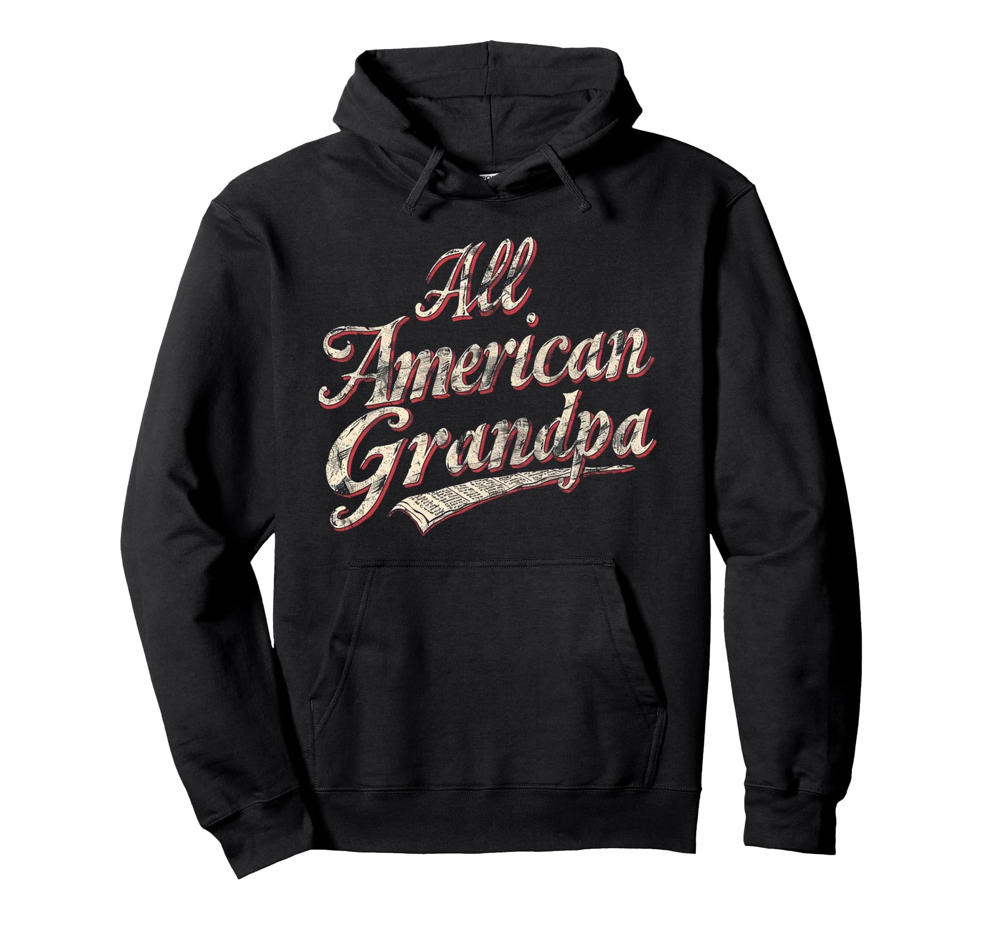 Grandpa 4Th July American Flag Hoodie - Graphic Print for Adults - T-Shirt, Sweatshirt, Hoodie