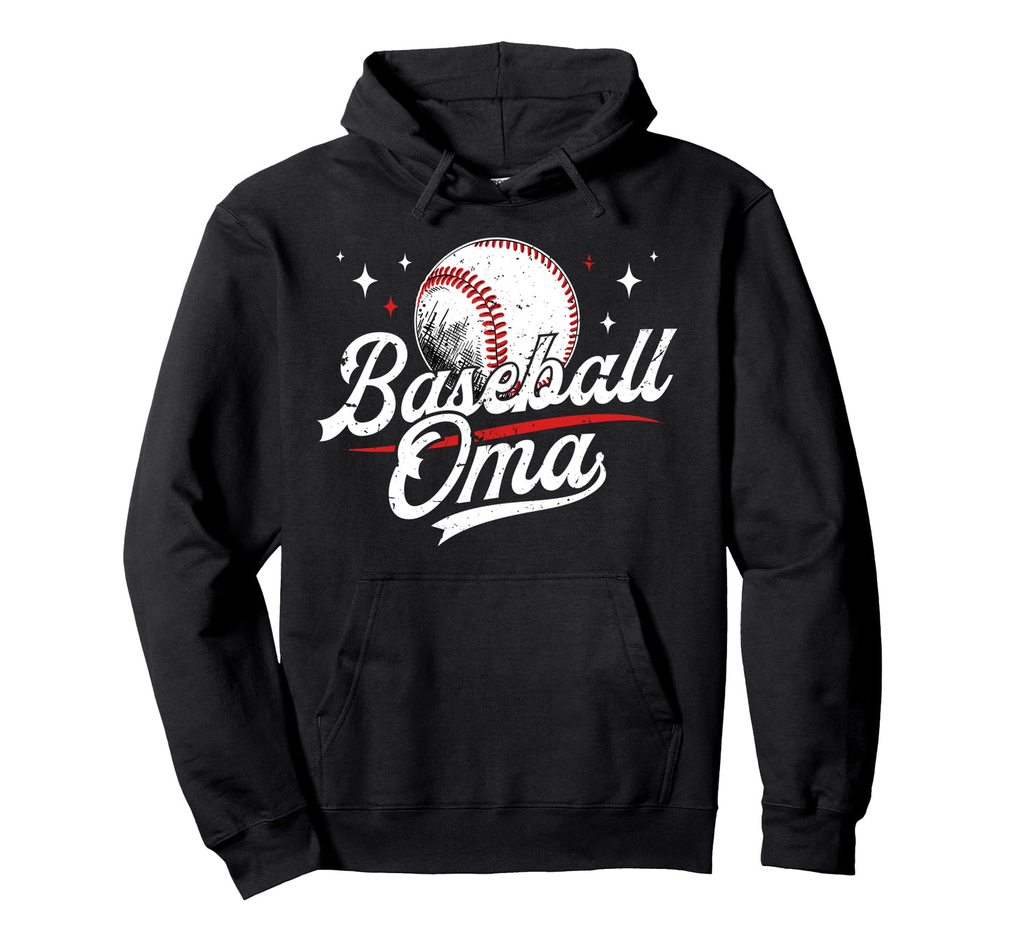 Baseball Oma Proud Oma Baseball Player Hoodie - Trendy Graphic for Adults - T-Shirt, Sweatshirt, Hoodie