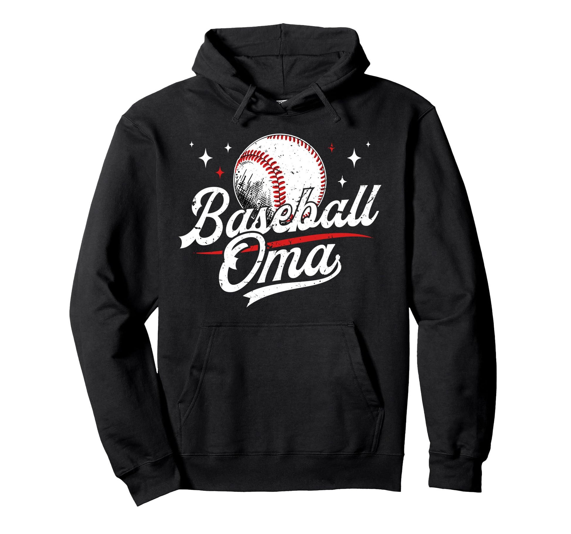Baseball Oma Proud Oma Baseball Player Hoodie - Trendy Graphic for Adults - T-Shirt, Sweatshirt, Hoodie