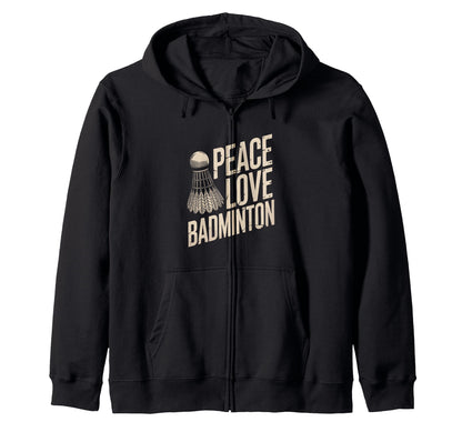 Funny Badminton Badminton Player Hoodie - Trendy Graphic for Adults - T-Shirt, Sweatshirt, Hoodie