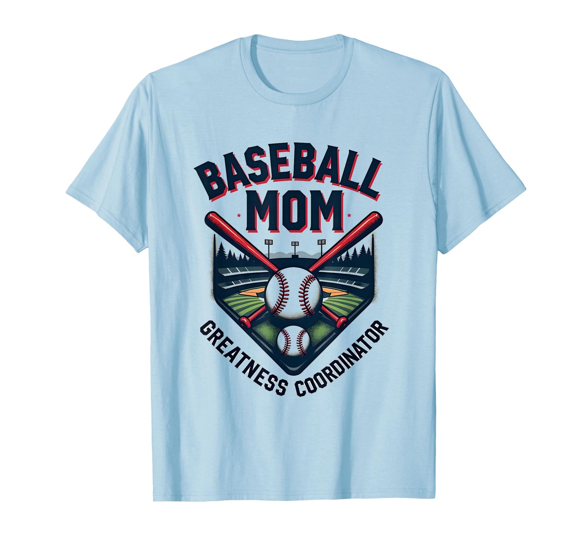 Baseball Mom Greatness Coordinator T-Shirt - Trendy Graphic Men Women - T-Shirt, Sweatshirt, Hoodie