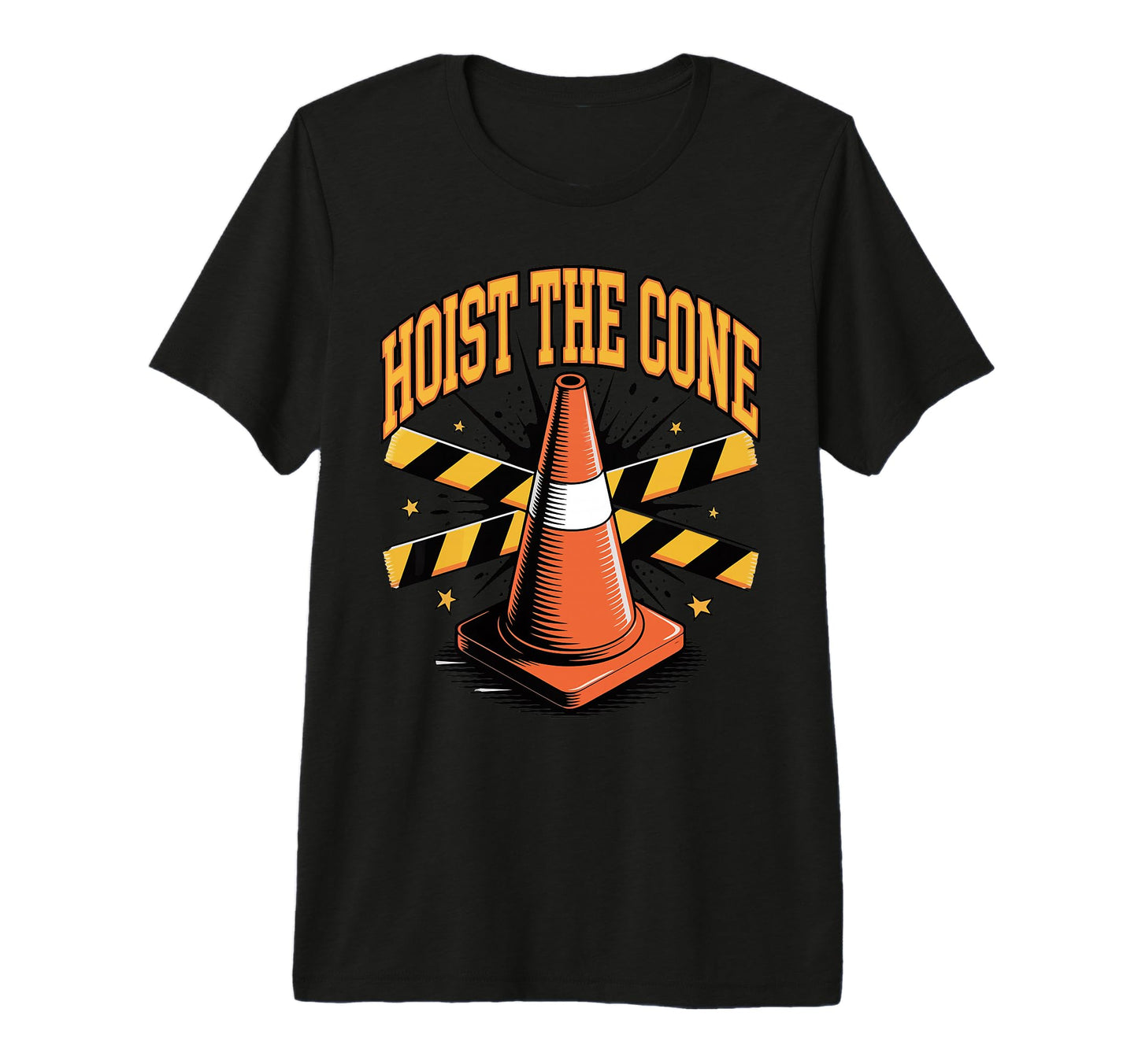 Hoist Cone Funny Baseball Tri Blend T-Shirt - Novelty Apparel Men Women - T-Shirt, Sweatshirt, Hoodie