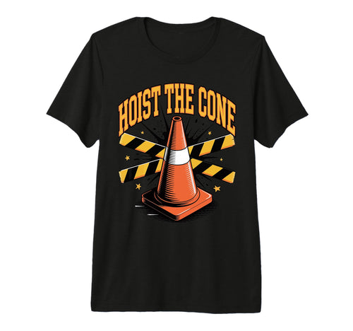 Hoist Cone Funny Baseball Tri Blend T-Shirt - Novelty Apparel Men Women - T-Shirt, Sweatshirt, Hoodie